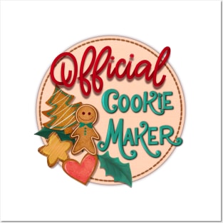Official cookie maker Cristmas design Posters and Art